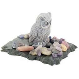 Сувенир "Филин" из мрамолита