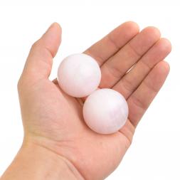 Шары для массажа 3,8 см из розового оникса