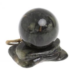 Шар 4,5 см на подставке "Ящерица" из лабродарита