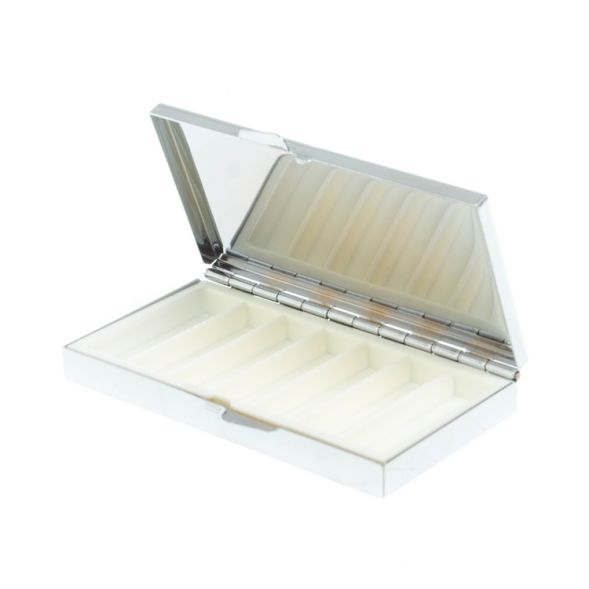 Таблетница на 7 отделений из камня шайтанский переливт 128056