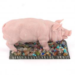 Сувенир "Свин большой" из мрамолита