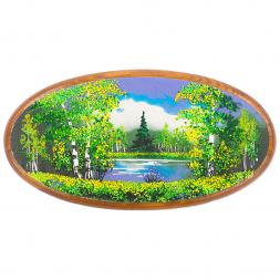 Панно овальное "Лето" 42х22 см