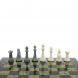Шахматы &amp;quot;Стаунтон&amp;quot; из мрамолита  и змеевика доска 44х44 см 129355