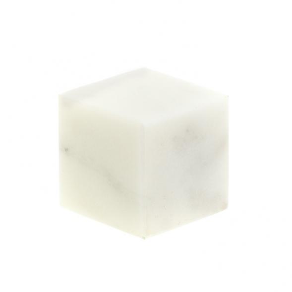 Кубик из из белого мрамора 3 см 127591