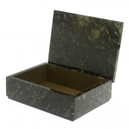 Шкатулка из лиственита 20х14,5х6,5 см