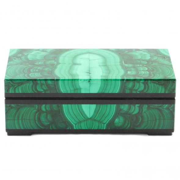 Шкатулка из малахита 9,5х5х3,5 см 120475