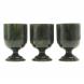 Набор рюмок из нефрита 3 шт 40мл 4,3х6,5 см 123710