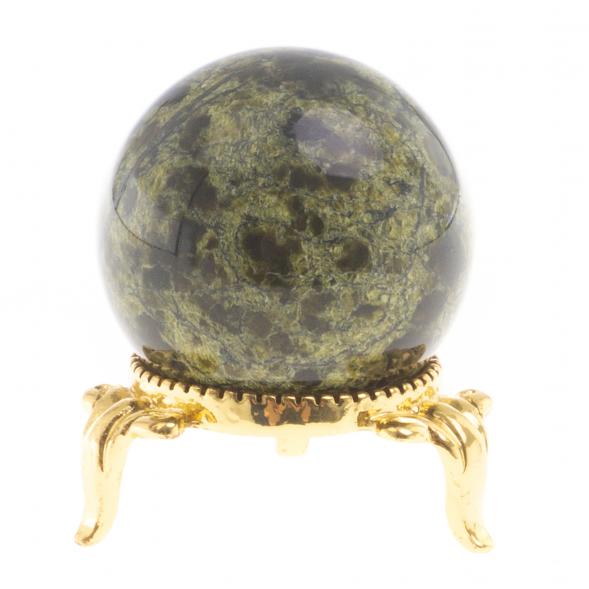 Шар из светлого змеевика 3,5 см 124394