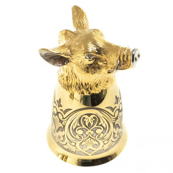 Стопка перевертыш &amp;quot;Кабан&amp;quot; 70 мл Златоуст 123638