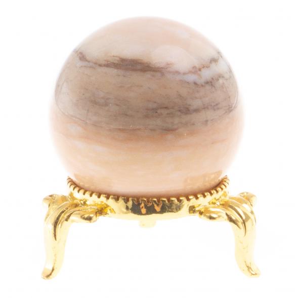 Шар из газганского мрамора 3,5 см 124395