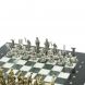 Шахматы &amp;quot;Олимпийские игры&amp;quot; 28х28 см из змеевика и мрамора 128220