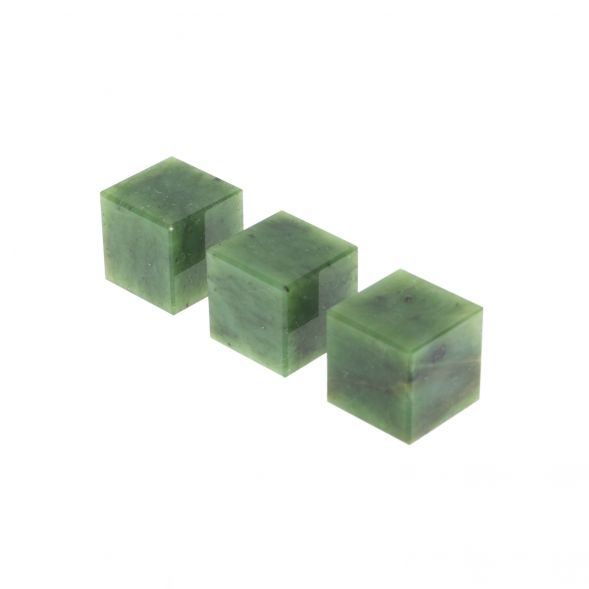 Камни для виски из нефрита 3 кубика 128603