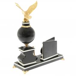 Набор с визитницей "Орел" змеевик