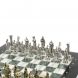 Шахматы &amp;quot;Греко-Римская война&amp;quot; 32х32 см из змеевика и мрамора 128222
