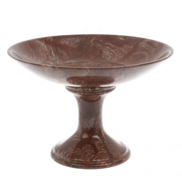 Фруктовница из камня лемезит 22х22х15 см 128307