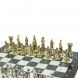 Шахматы &amp;quot;Средневековые рыцари&amp;quot; доска мрамор / змеевик 44х44 см 128462