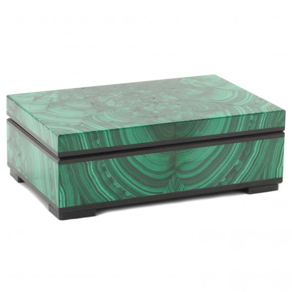 Малахитовая шкатулка &amp;quot;Классическая&amp;quot; 11х7х4,5 см 120480