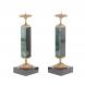 Подсвечники из малахита с бронзой пара 124322