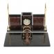 Настольный набор &amp;quot;Офисный&amp;quot; с часами камень лемезит 127521