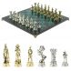 Шахматы &amp;quot;Средневековые рыцари&amp;quot; доска из змеевика 44х44 см 128463