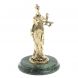 Статуэтка &amp;quot;Фемида&amp;quot; на подставке из змеевика 128607