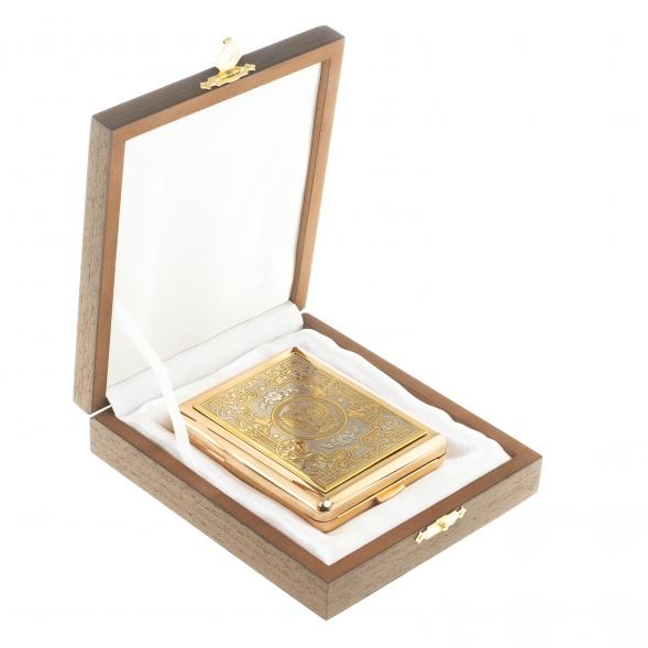 Портсигар с гравюрой &amp;quot;Герб Российской Федерации&amp;quot; Златоуст 124250