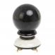 Шар &amp;quot;Антистресс&amp;quot; из черного мрамора 10,5 см на подставке 126888