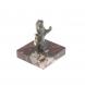 Настольная статуэтка &amp;quot;Лев на двух лапах&amp;quot; креноид бронза 128757