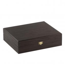 Канцелярский набор лупа и нож "Малахит" в подарочной коробке Златоуст