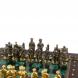 Ларец шахматный коллекционный  &amp;quot;Железнодорожники&amp;quot; из дерева и бронзы 130659
