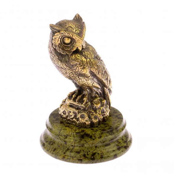 Статуэтка из бронзы &amp;quot;Филин&amp;quot; на подставке 124942