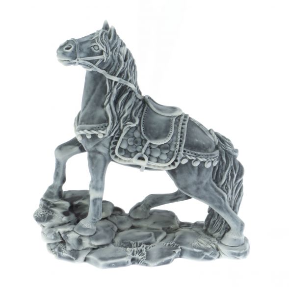 Сувенирная статуэтка &amp;quot;Богатырский конь в сбруе&amp;quot; из мрамолита 129363