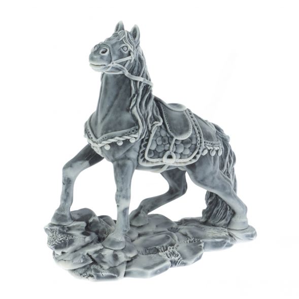 Сувенирная статуэтка &amp;quot;Богатырский конь в сбруе&amp;quot; из мрамолита 129363