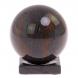 Шар на подставке из серого обсидиана 7 см 125452