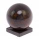 Шар на подставке из серого обсидиана 7 см 125452