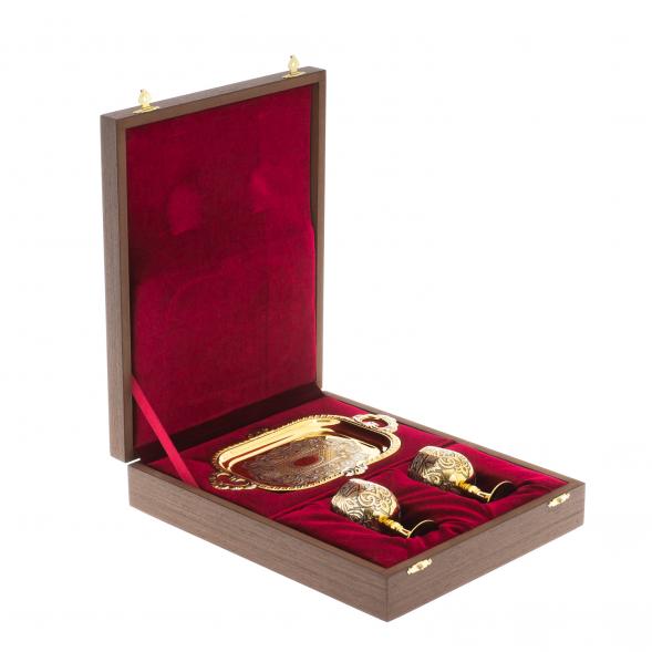 Набор рюмки на подносе &amp;quot;Коньячные&amp;quot; 50 мл Златоуст 122318