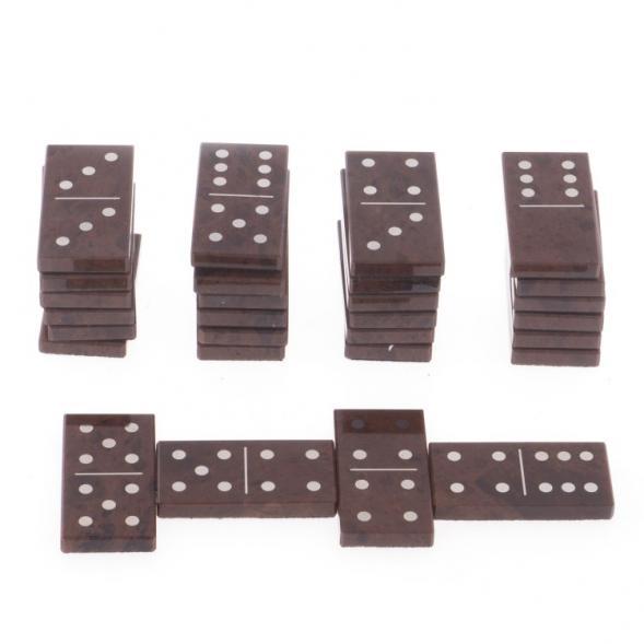 Домино из камня обсидиан 121949