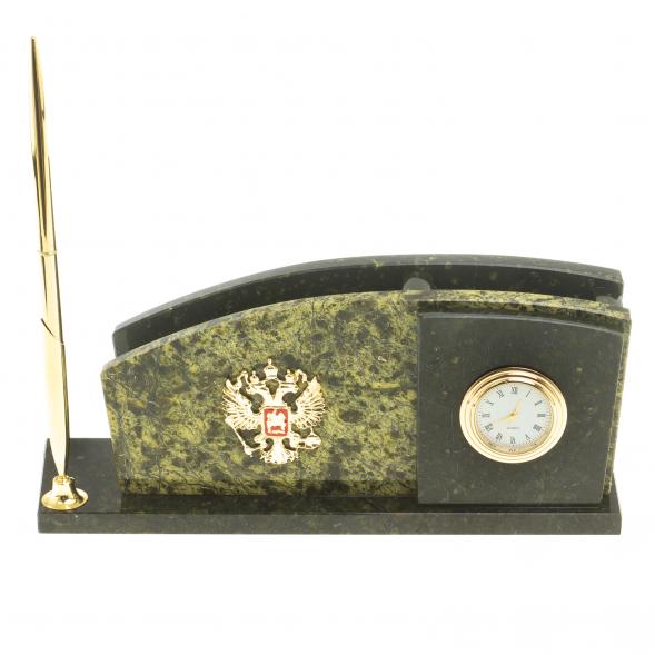 Мини-набор с часами и гербом РФ 124078