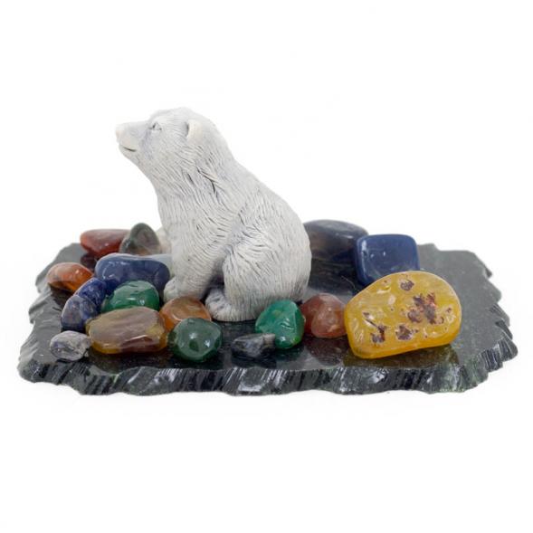 Сувенир из мрамолита &amp;quot;Медвежонок сидит&amp;quot; 116322