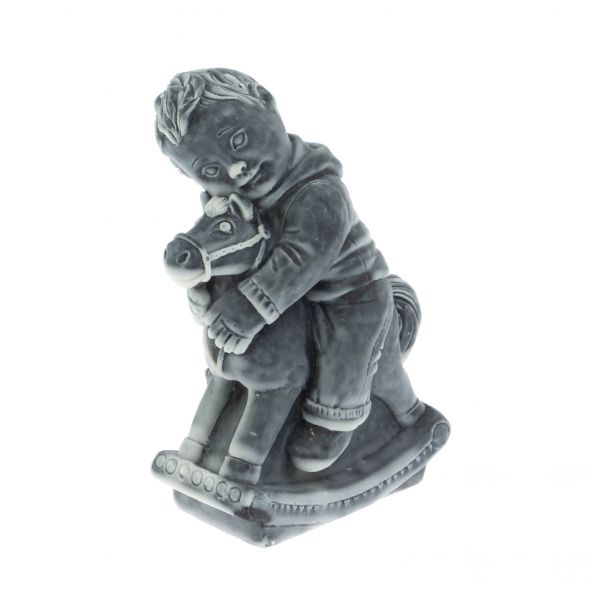 Статуэтка &amp;quot;Мальчик на лошадке&amp;quot; из мрамолита 129365