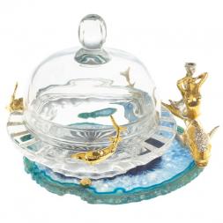 Икорница &amp;quot;Дары моря&amp;quot; камень агат