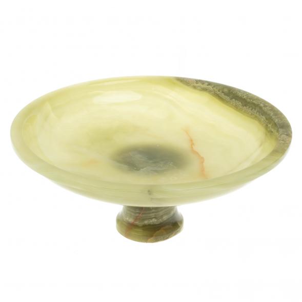 Фруковница из оникса 25,5х25,5х10 см 128837