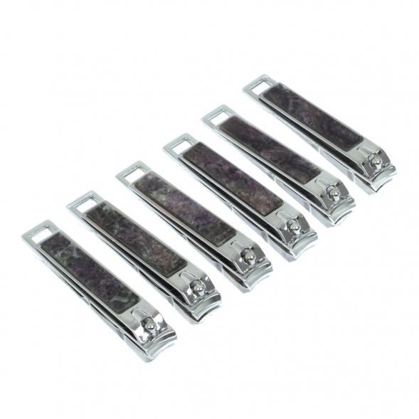 Кусачки для ногтей камень флюорит 129213