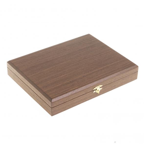 Подарочный набор &amp;quot;Документы&amp;quot; обложка для паспорта и визитница из черной кожи 122396