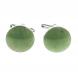 Запонки из нефрита круглые 124080