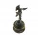 Статуэтка из бронзы &amp;quot;Мюнхаузен&amp;quot; на подставке из змеевика 124173