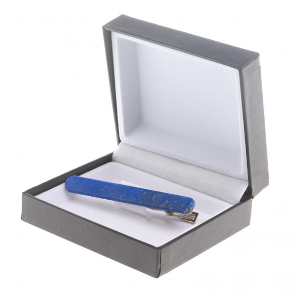 Зажим для галстука камень лазурит 124403