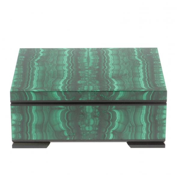 Шкатулка из малахита 15х11х6,3 см 126971