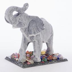 Сувенир "Слон большой №1" из мрамолита