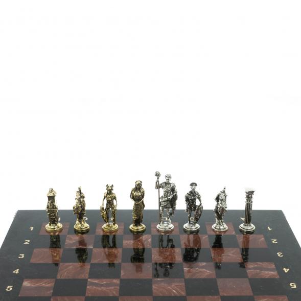 Шахматы подарочные &amp;quot;Галлы и Римляне&amp;quot; 36х36 см из лемезита 128230